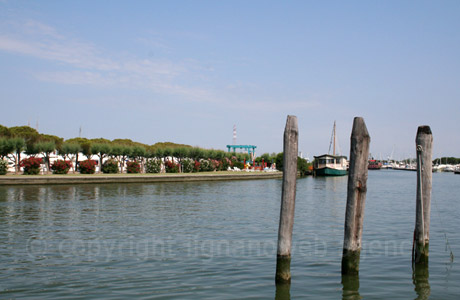 Jesolo port view photo