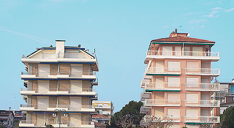 Sea view hotel at Jesolo photo